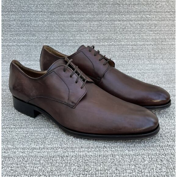 To Boot New York ADAM DERRICK Declan Dark Brown Calf Derby Men\'s Size 7.5 US main image 8